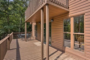Ellijay Resort Cabin with Fire Pit, Decks, and Hot Tub